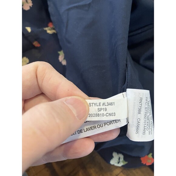 Madewell Ruffle-Strap Wrap Dress in Confetti Floral Size 14 - Picture 5 of 8